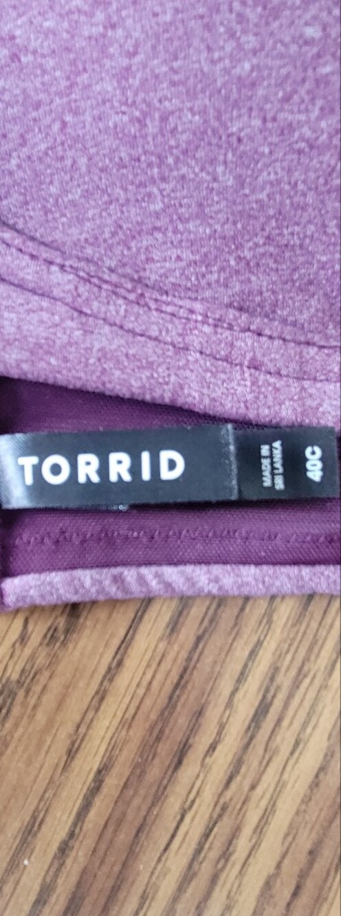 torrid Plum Wireless Molded-Cup Bra - Picture 2 of 6